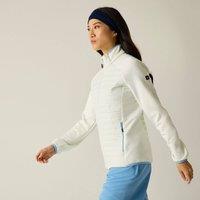 Regatta Women's Clumber Water-Repellent Hybrid Quilted Jacket in Natural White | Size: 12