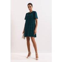 Phase Eight Women's Fallon Layered Dress in Teal | Size: 10