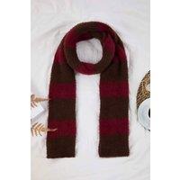 WOVCOR Women's Colour Block Stripe Brushed Knit Soft Winter Scarf