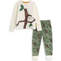 Gruffalo & Friends Long Sleeve Long Leg Pyjama Set | Beige | Official Merch | Size: 2-3 Years