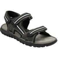 Lotus Men's 'Gus' Leather Strap Sandals in Grey | Size: 11