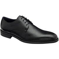 Lotus Men's Black 'Ripon' Leather Lace-Up Shoes | Size: 12