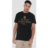 Netflix Bridgerton The Social Season Is Upon Us T-Shirt, Black | Size: XL
