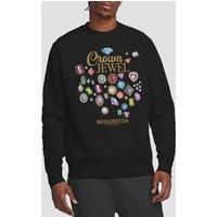 Netflix Bridgerton Crown Jewel Sweatshirt, Black | Size: 2XL