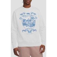 Netflix Bridgerton Fairy Tale Gazebo Dancing Sweatshirt, White | Size: Large