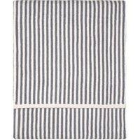 Yard Hebden Striped 100% Cotton Towel in Pale Blue