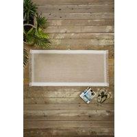 Deyongs Shoreline Stripe Beach Towel Stone 80x165cm 400gsm | Size: 80x165 cm