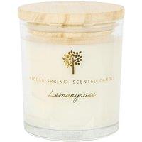 Nicola Spring 130g Lemongrass Soy Wax Candle - Fruity Summer Glass Jar in Clear