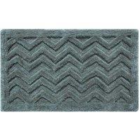 Homescapes Super Absorbent Soft Pattern Thick Bathmat in Grey