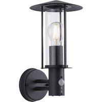 First Choice Lighting Treviso - Black Motion Sensor Outdoor Security Light
