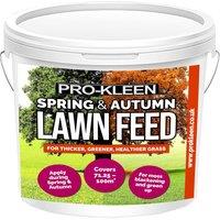 ProKleen Spring & Autumn Lawn Feed Grass Green Fertiliser 1 x 2.5KG