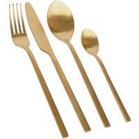 Argon Tableware 32pc Stainless Steel Cutlery Set in Gold