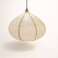 CGC Lighting Selma Linen Large Bell Shape Easy Fit Hand Made Lampshade in Beige