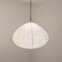 CGC Lighting Selma Linen Large Bell Shape Easy Fit Hand Made Lampshade in White