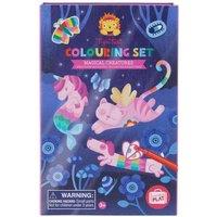 Tiger Tribe Magical Creatures Colouring Set & Drawing Set
