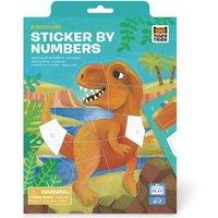 Tiger Tribe Sticker By Numbers - Dinosaurs