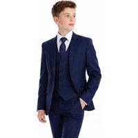 Vivaki Boy's Navy Check Suit | Size: 6-9 m