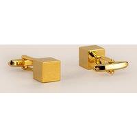 Oswin Hyde Men's Cube Gold Cufflinks