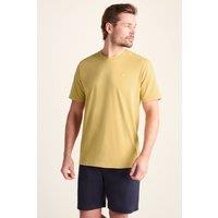TOG24 Men's 'Howard' 100% Cotton Supersoft T-Shirt in Amber | Size: Medium