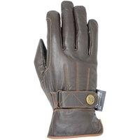 Hy5 Men's Thinsulate Leather Winter Riding Gloves in Dark Brown | Size: Medium