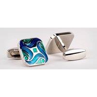 Oswin Hyde Men's Eric Turquoise Cufflinks