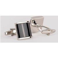Oswin Hyde Men's Louis Black Cufflinks
