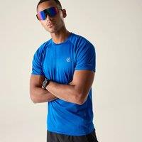 Dare 2b Men's Accelerate Fitness T-Shirt in Blue | Size: Small