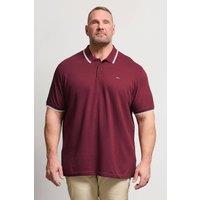 BadRhino Men's Core Polo Shirt in Burgundy | Size: 1XL
