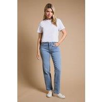 Dorothy Perkins Women's Comfort Stretch Slim Jeans in Light Wash | Size: 14