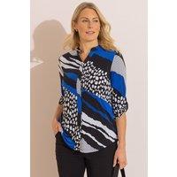 Anna Rose Women's Animal Print Blouse | Size: Medium