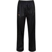 Regatta Women's Pack It Waterproof Overtrousers in Jet Black | Size: XL