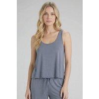 Pretty Polly Women's Botanical Lace Lounge Vest - Grey | Size: XS