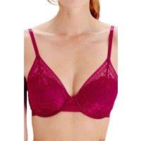 Pretty Polly Women's Botanical Lace High Apex Bra - Fuchsia | Size: 36B