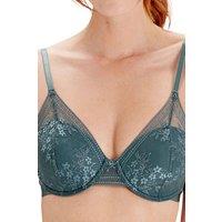 Pretty Polly Women's Botanical Lace High Apex Bra - Olive | Size: 34C