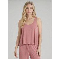 Pretty Polly Women's Botanical Lace Lounge Vest - Dusty Pink | Size: XS