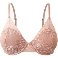 Pretty Polly Women's Botanical Lace High Apex Bra - Cream | Size: 36C