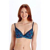 Pretty Polly Women's Tropics Non Wired Triangle Bra - Multi | Size: 8