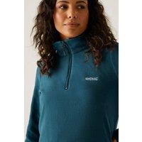 Regatta Women's Sweethart Lightweight Half Zip Fleece in Turquoise | Size: 12