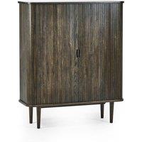 Cheshire Premium Skye Wine Cabinet in Dark Brown