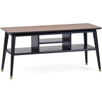 Cheshire Premium Dunbar Media Unit in Walnut & Black