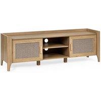 Cheshire Premium Melrose Media Unit in Oak in Light Oak