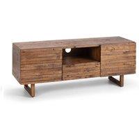 Cheshire Premium Glenmore Media Unit in Cashew in Beige