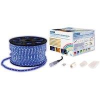 Netagon Static LED Rope Light Kit With Wiring Accessories Kit 45m Blue