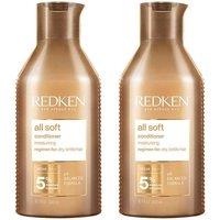 Redken All Soft Conditioner 300ml Double in Clear