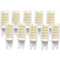 Harper Living 4 Watts G9 LED Bulb Clear Capsule Cool White Dimmable, Pack of 10