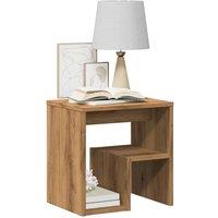 Berkfield Home Bedside Cabinets 2 pcs Artisan Oak 40x30x40 cm Engineered Wood in Brown | Size: 40 x 30 x 40 cm