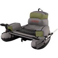 Costway Inflatable Fishing Boat Fishing Float Tube w/Fish Ruler & Manual Pump