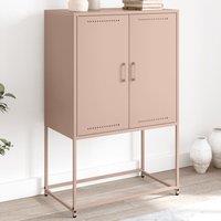 Berkfield Home TV Cabinet White 100.5x39x60.5 cm Steel