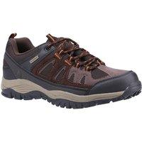 Cotswold Women's 'Maisemore Low' Suede PU Mesh Hiking Shoes in Brown | Size: 7