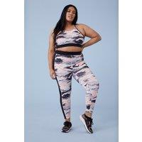 Active People Women's 'Fusion' Stretchy Lightweight Moisture Wicking Soft Casual Leggings in Dusty Pink | Size: 6